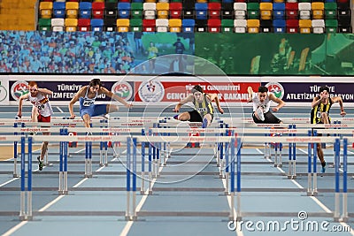 Turkcell Turkish Youth Indoor Championships Editorial Stock Photo