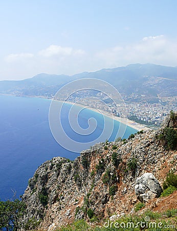 Turkey, Alanya - CleopatraÂ´s beach Stock Photo