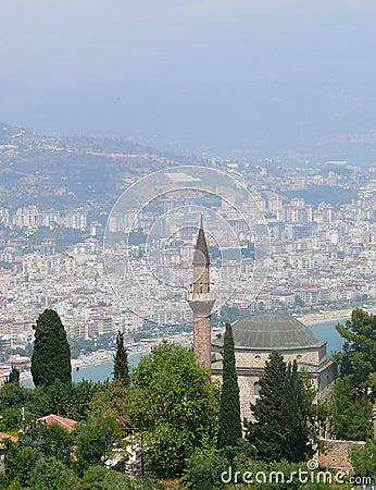 Turkey, Alanya - Mosque Stock Photo