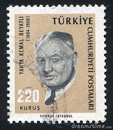 Yahya Kemal Beyatli Editorial Stock Photo
