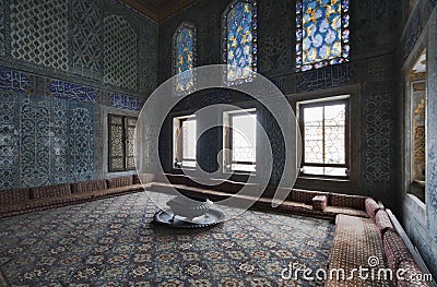 Turkey, Istanbul, Topkapi Palace Editorial Stock Photo