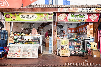 Turkey luncheonette in Istanbul Editorial Stock Photo