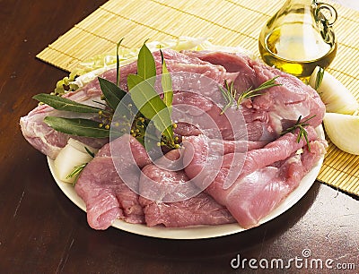 Turkey meat Stock Photo