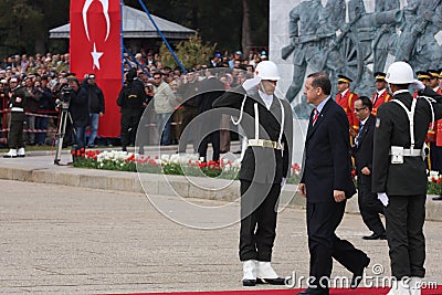 Turkey prime minister Recep Tayyip Erdogan Editorial Stock Photo