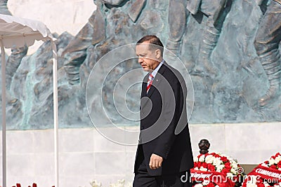 Turkey prime minister Recep Tayyip Erdogan Editorial Stock Photo