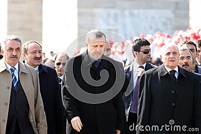 Turkey prime minister Recep Tayyip Erdogan Editorial Stock Photo