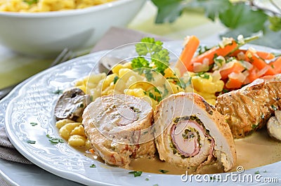 Turkey rolls Stock Photo