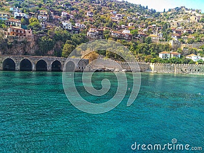 Turkey, sea, autumn, beauti, mountaind Stock Photo