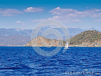 Turkey Sea and Landscape Stock Photo