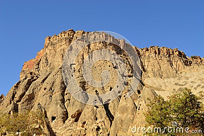 Turkey: Selime fortress-monastery Stock Photo