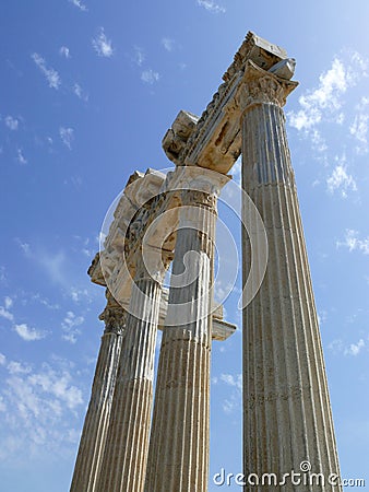 Turkey, Side - Apollo Temple Stock Photo