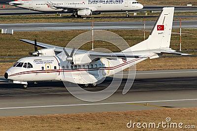 94-077 Turkish Air Force, Casa CN-235-100M Editorial Stock Photo