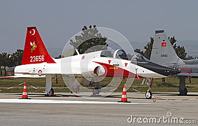 Turkish Air Force T-38M Editorial Stock Photo