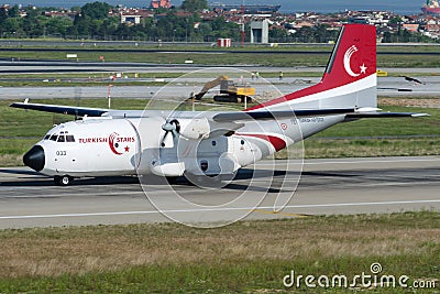 69-033 Turkish Air Force, Transall C-160D Turkish Stars Editorial Stock Photo