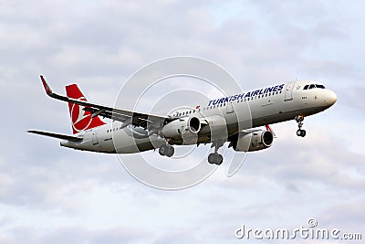Turkish Airlines Airbus A321 Editorial Stock Photo