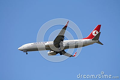 Turkish Airlines Boeing 737 Editorial Stock Photo