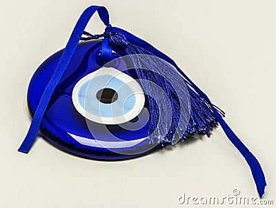 Turkish amulet for protection against evil eye Stock Photo