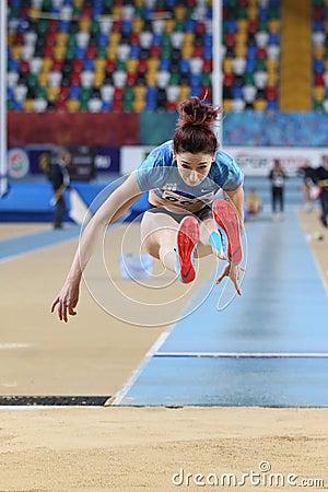 Turkish Athletic Federation Olympic Threshold Indoor Competitions Editorial Stock Photo