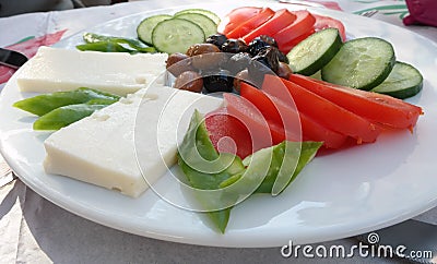 Turkish breakfast Stock Photo