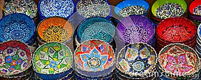 Turkish ceramics Stock Photo