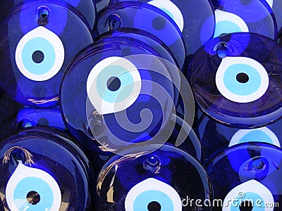 Turkish Evil Eye Beads Stock Photo