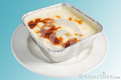 Turkish food - Rice pudding Stock Photo