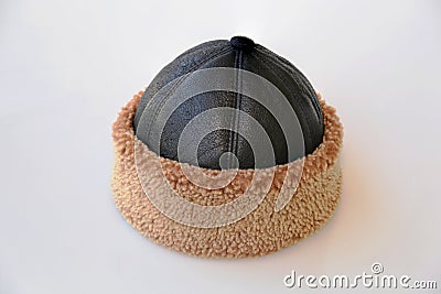 Turkish Lamb Skin Hat Stock Photo