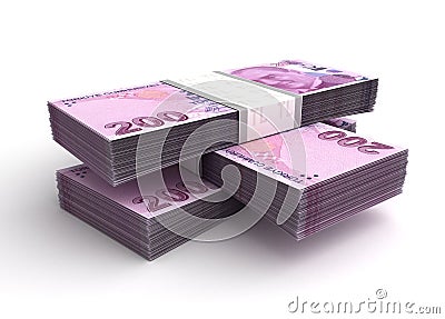 Turkish Lira Stock Photo