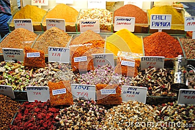 Turkish market Istanbul Stock Photo