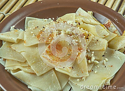 Turkish nuts noodles Stock Photo