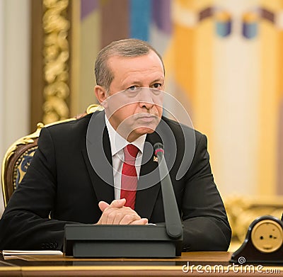 Turkish President Recep Tayyip Erdogan Editorial Stock Photo