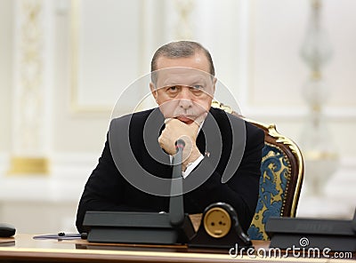 Turkish President Recep Tayyip Erdogan Editorial Stock Photo