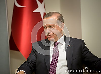 Turkish President Recep Tayyip Erdogan Editorial Stock Photo