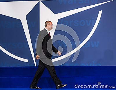 Turkish President Recep Tayyip Erdogan Editorial Stock Photo