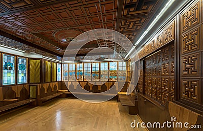 Turkish Room in the Cathedral of Learning Editorial Stock Photo