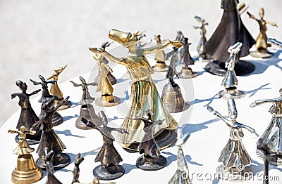 Turkish souvenir of dancing dervish Stock Photo