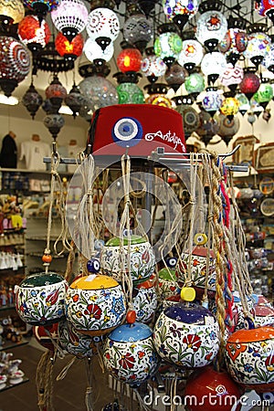 Turkish souvenirs Stock Photo