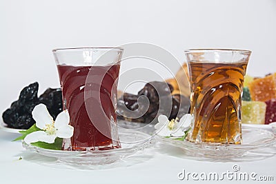Turkish tea, Ramadan Food, Candy Stock Photo