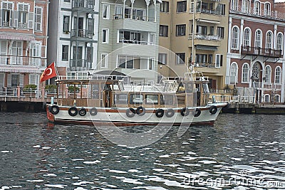 Turkish view on Bosporus Stock Photo