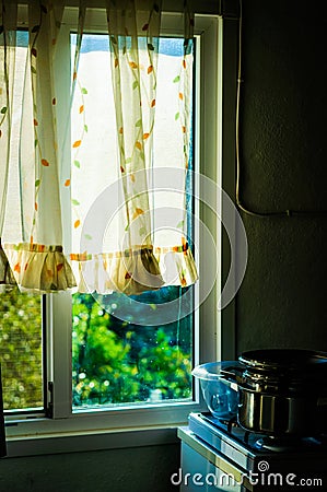 Turkish Village House Kitchen Stock Photo