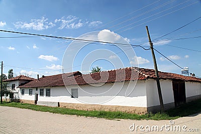 Turkish village house Editorial Stock Photo