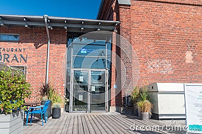 Entrance to Forum Marinum maritime centre Editorial Stock Photo