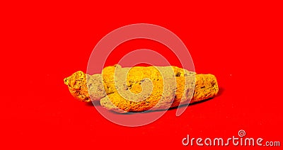 Turmeric barks Stock Photo