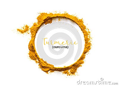 Turmeric powder or Curcuma Stock Photo