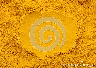 Turmeric powder Stock Photo