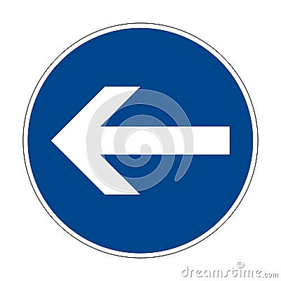 212 here on the left is a German road sign Vector Illustration