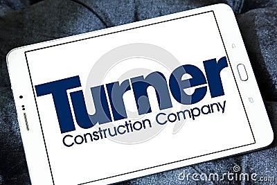 Turner Construction company logo Editorial Stock Photo