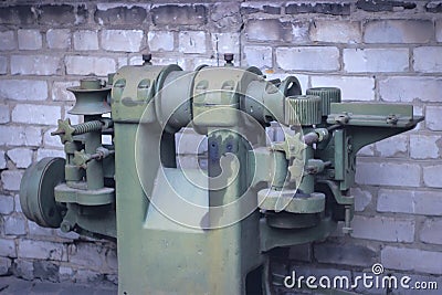 turning equipment machinery factory old Stock Photo