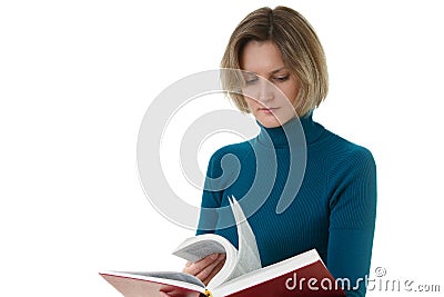 Turning pages Stock Photo