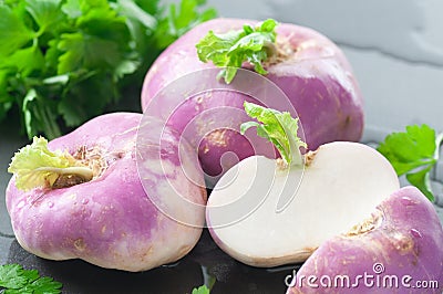 Turnips Stock Photo